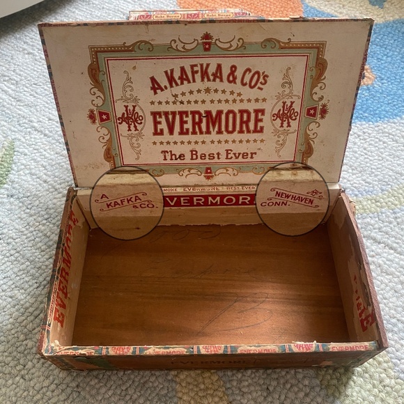 2 Empty Evermore Cigar Boxes I 1 Empty Robt. Burns Cigarillos Box - Picture 6 of 16